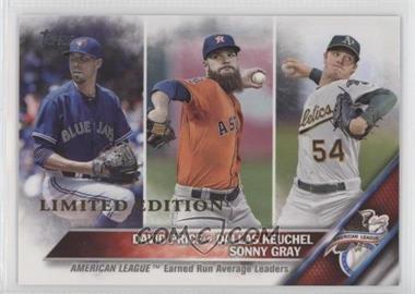 2016 Topps - [Base] - Limited Edition #185 - League Leaders - David Price, Dallas Keuchel, Sonny Gray