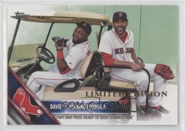 2016 Topps - [Base] - Limited Edition #382 - Checklist - David2=Winning Formula (Papi and Price Ready to Rock Fenway Park)