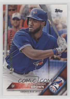 2016 Topps - [Base] - Limited Edition #655 - Domonic Brown