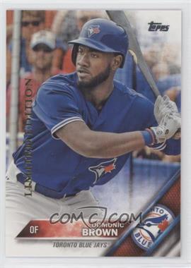 2016 Topps - [Base] - Limited Edition #655 - Domonic Brown