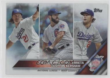 2016 Topps - [Base] - Rainbow Foil #125 - League Leaders - Zack Greinke, Jake Arrieta, Clayton Kershaw