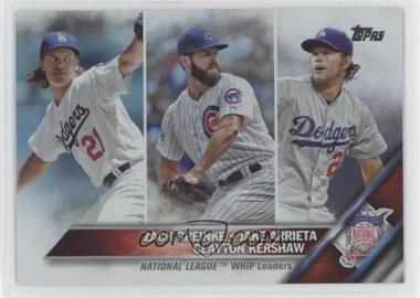 2016 Topps - [Base] - Rainbow Foil #125 - League Leaders - Zack Greinke, Jake Arrieta, Clayton Kershaw