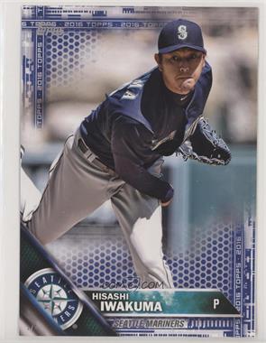 2016 Topps - [Base] - Topps.com Online Exclusive 5 x 7 Jumbo Blue #476 - Hisashi Iwakuma /1