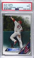 Mike Trout (Leaping) [PSA 9 MINT]