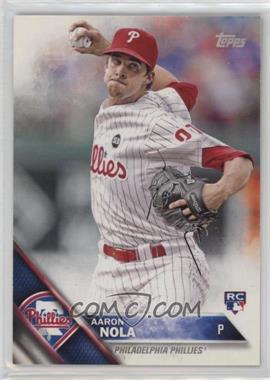 2016 Topps - [Base] #133.1 - Aaron Nola (Pitching)