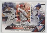 League Leaders - Nolan Arenado, Paul Goldschmidt, Anthony Rizzo