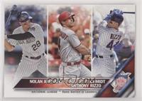 League Leaders - Nolan Arenado, Paul Goldschmidt, Anthony Rizzo [EX to&nbs…