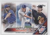 League Leaders - Jake Arrieta, Zack Greinke, Gerrit Cole