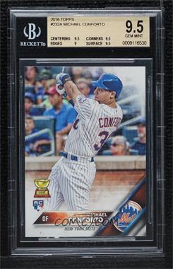 2016 Topps - [Base] #232.1 - Michael Conforto (Batting; White Jersey) [BGS 9.5 GEM MINT]