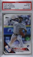 Factory Set Variation - Luis Severino (Gray Jersey; Vertical) [PSA 10 …