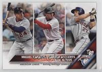 League Leaders - Miguel Cabrera, Xander Bogaerts, Jose Altuve