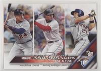 League Leaders - Miguel Cabrera, Xander Bogaerts, Jose Altuve