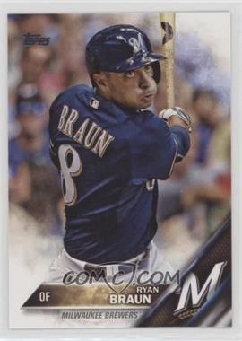 2016 Topps - [Base] #298.1 - Ryan Braun (Batting; Blue Jersey)