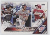 League Leaders - Paul Goldschmidt, Dee Gordon, Bryce Harper