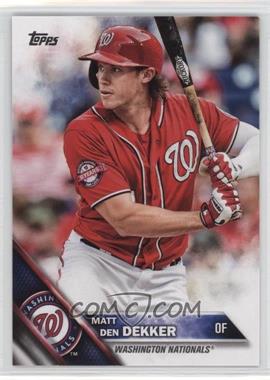 2016 Topps - [Base] #565 - Matt den Dekker