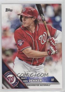 2016 Topps - [Base] #565 - Matt den Dekker