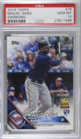 Factory Set Variation - Miguel Sano (Blue Jersey) [PSA 10 GEM MT]