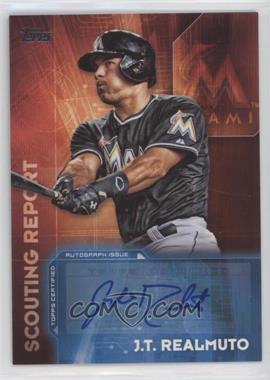 2016 Topps - Scouting Report Autographs #SRA-JR - J.T. Realmuto