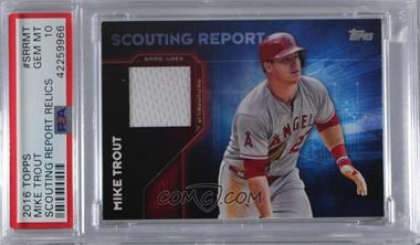 2016 Topps - Scouting Report Relics Series 2 #SRR-MT - Mike Trout [PSA 10 GEM MT]