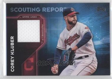 2016 Topps - Scouting Report Relics #SRR-CKL - Corey Kluber