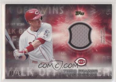 2016 Topps - Walk-Off Wins Relics #WOWR-TF - Todd Frazier /25