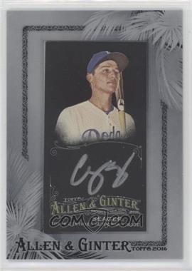 2016 Topps Allen & Ginter X - Framed Mini Autographs #AGA-CSE - Corey Seager