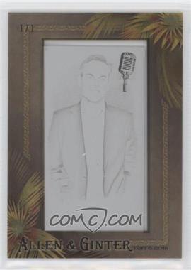 2016 Topps Allen & Ginter's - [Base] - Mini Printing Plate Black Framed #228 - Colin Cowherd /1