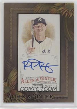 2016 Topps Allen & Ginter's - Mini Framed Autographs #AGA-RR - Rob Refsnyder