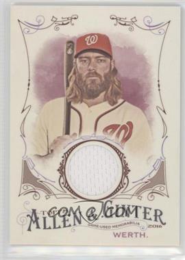 2016 Topps Allen & Ginter's - Relics B #FSRB-JW - Jayson Werth