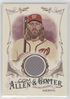 2016 Topps Allen & Ginter's - Relics B #FSRB-JW - Jayson Werth