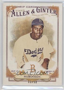 2016 Topps Allen & Ginter's - Rip Cards #RIP-46 - Jackie Robinson /50