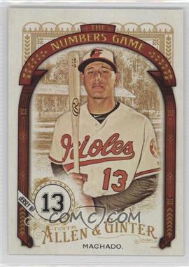 2016 Topps Allen & Ginter's - The Numbers Game #NG-23 - Manny Machado
