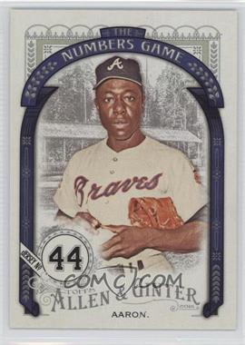 2016 Topps Allen & Ginter's - The Numbers Game #NG-4 - Hank Aaron