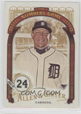 2016 Topps Allen & Ginter's - The Numbers Game #NG-56 - Miguel Cabrera