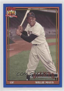 2016 Topps Archives - [Base] - Blue Border #286 - 1991 Design - Willie Mays /199