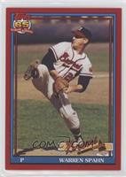 1991 Design - Warren Spahn #/50