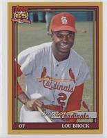 1991 Design - Lou Brock #/10