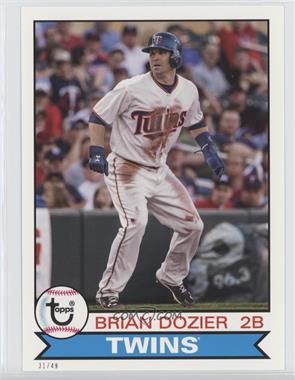 2016 Topps Archives - [Base] - Topps.com Online Exclusive 5 x 7 #149 - 1979 Design - Brian Dozier /49