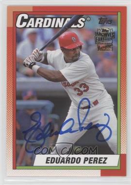 2016 Topps Archives - Fan Favorites Autographs #FFA-EP - 1990 Design - Eduardo Perez