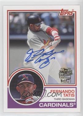 2016 Topps Archives - Fan Favorites Autographs #FFA-FT - 1983 Design - Fernando Tatis