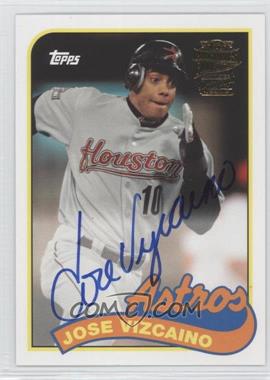 2016 Topps Archives - Fan Favorites Autographs #FFA-JV - 1989 Design - Jose Vizcaino