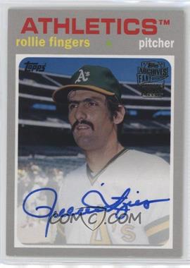 2016 Topps Archives - Fan Favorites Autographs #FFA-RF - 1971 Design - Rollie Fingers