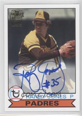 2016 Topps Archives - Fan Favorites Autographs #FFA-RJ - 1979 Design - Randy Jones