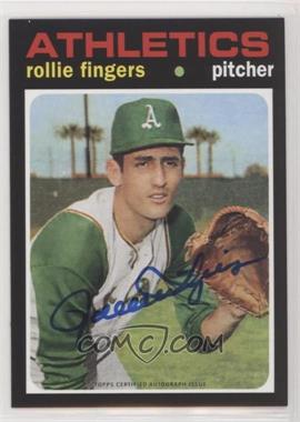 2016 Topps Archives 65th Anniversary - [Base] - Green Back Autographs #A65-RF - Rollie Fingers /99