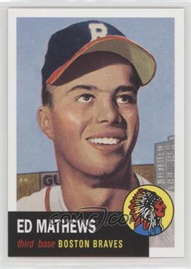 2016 Topps Archives 65th Anniversary - [Base] - Red Back #A65-EM - Eddie Mathews /50