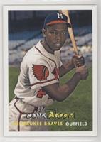 Hank Aaron (1957 Topps Front)