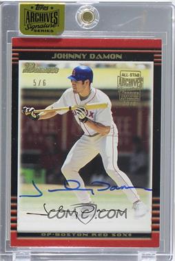 2016 Topps Archives Signature Series All-Star Buybacks - [Base] #_02B-103 - Johnny Damon (2002 Bowman) /6 [Buyback]