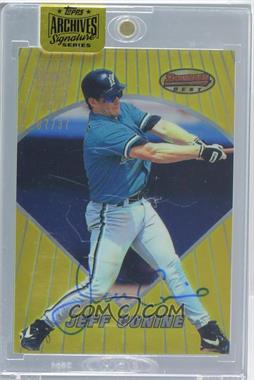 2016 Topps Archives Signature Series All-Star Buybacks - [Base] #_96BB-31 - Jeff Conine (1996 Bowman's Best) /37 [Buyback]