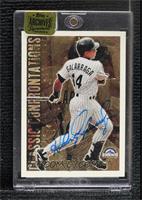 Andres Galarraga (1996 Topps Classic Confrontations) [Buyback] #/7