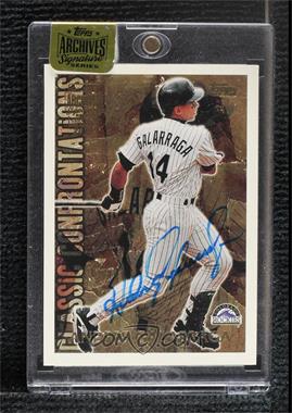2016 Topps Archives Signature Series All-Star Buybacks - [Base] #_96T-CC8 - Andres Galarraga (1996 Topps Classic Confrontations) /7 [Buyback]